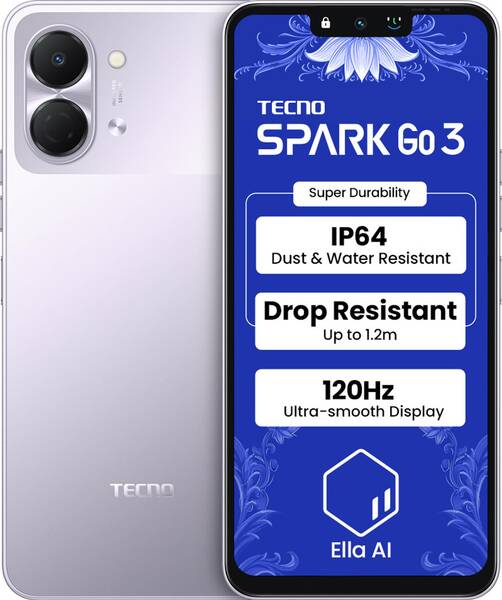 جهاز TECNO SPARK GO 3 4 Ram 64 GB