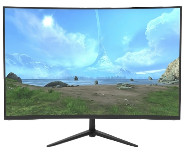 شاشة solid monitor 24 curved 180hz pc